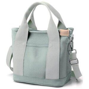 Small Tote Bag for Women Canvas Crossbody Shoulder Satchel Hobo Messenger